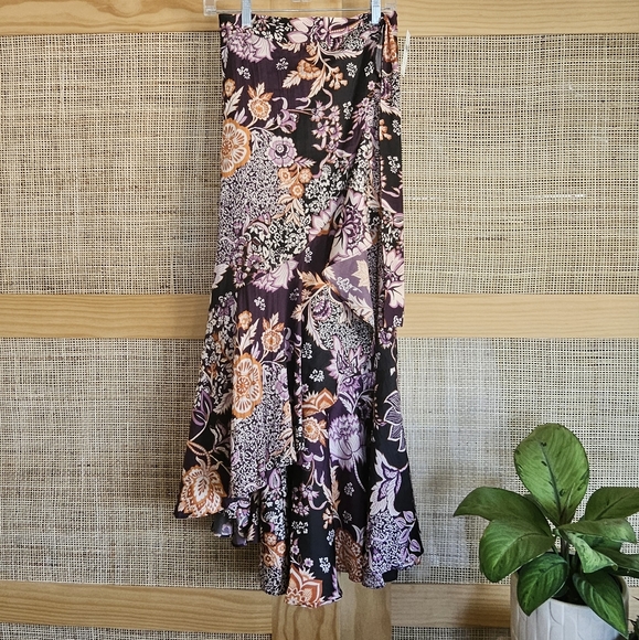 NWT Maeve maxi ruffle wrap skirt 1XL - Picture 3 of 4